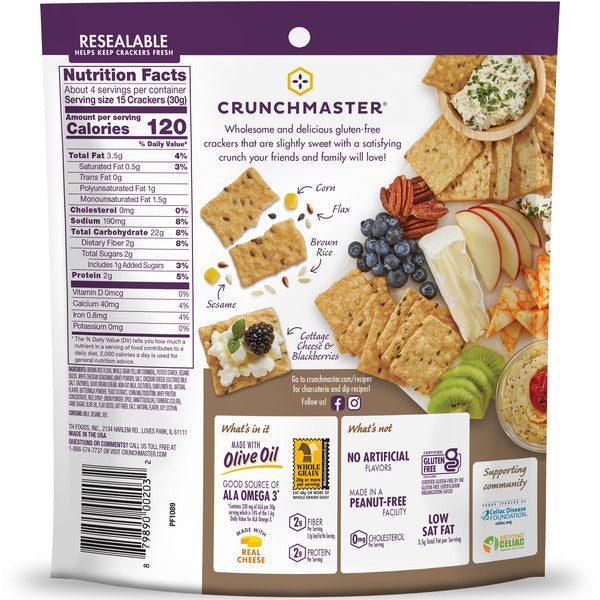 Crunchmaster Multi-Grain, Aged White Cheddar