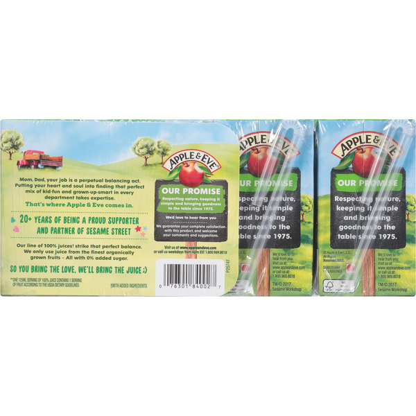 Apple & Eve Sesame Street Peach Pear 100% Juice