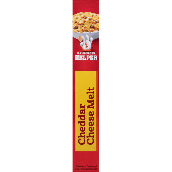 Hamburger Helper Pasta & Sauce Mix, Cheddar Cheese Melt