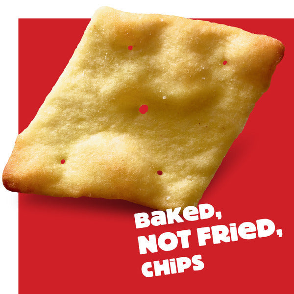 Cheez-It Snap'd Sharp White Cheddar Cheesy Baked Chips, Extra Crunchy, 7.5 oz