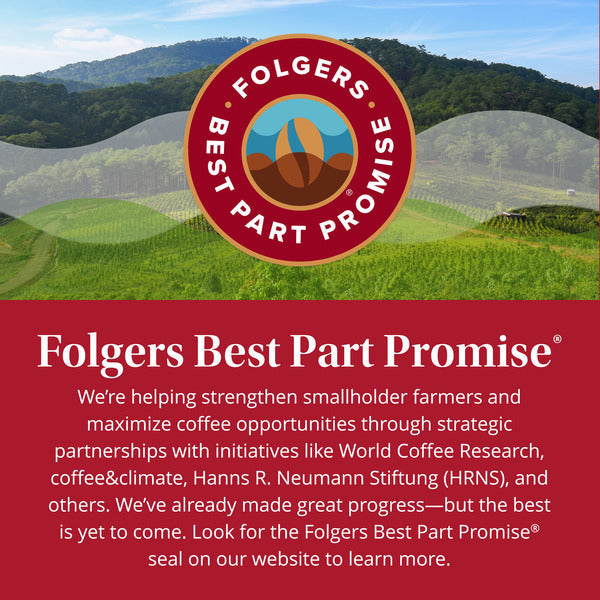 Folgers Classic Roast Ground Coffee, Medium Roast, 9.6 Oz. Canister