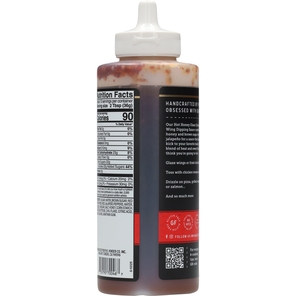 Kinder's Chicken & Wing Hot Honey Glaze Dipping Sauce