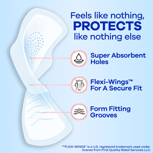 Always Infinity Size 1 Regular Sanitary Pads with Wings