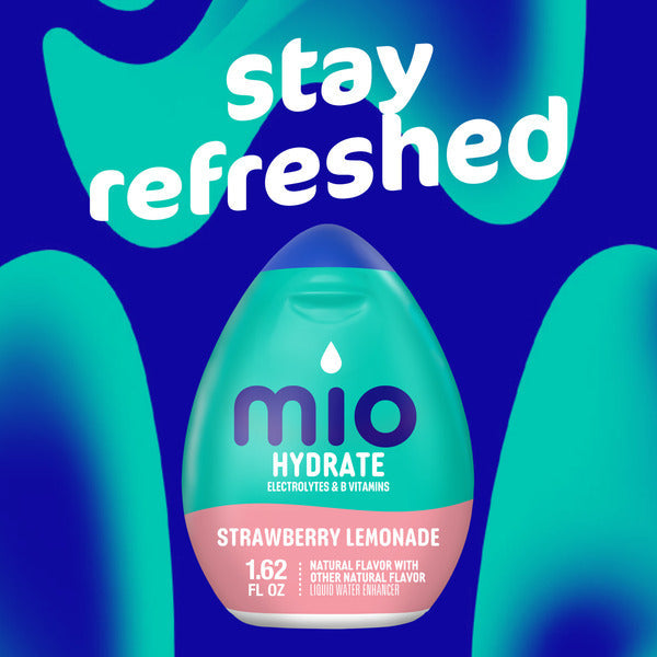 MiO Hydrate Strawberry Lemonade with other natural flavor Liquid Water Enhancer