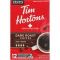 Tim Hortons Coffee, Dark Roast, K-Cup Pods