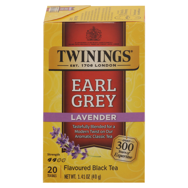Twinings Of London Earl Grey Lavender Black 20 ct. Tea Bags