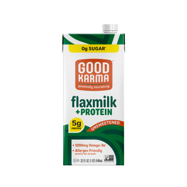 Good Karma Flaxmilk, Unsweetened + Protein
