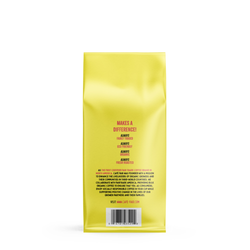 Café Fair Organic Decaf Original, Whole Bean Coffee, Fair Trade