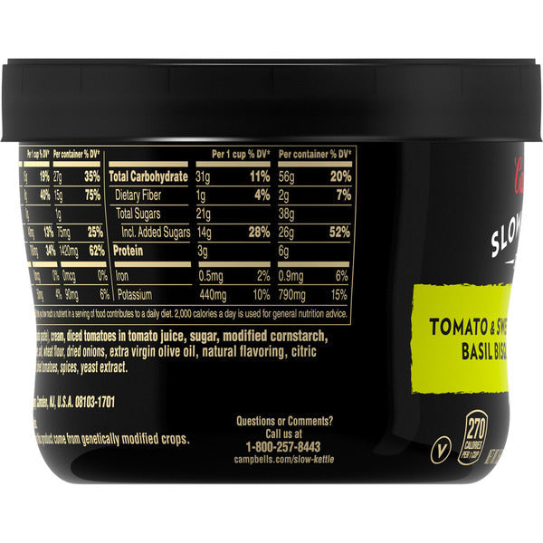 Campbell's Slow Kettle Tomato & Sweet Basil Bisque