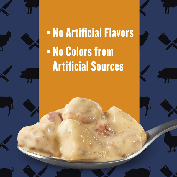 Progresso Pitmaster Sausage and Beer Cheese with Potatoes Canned Soup