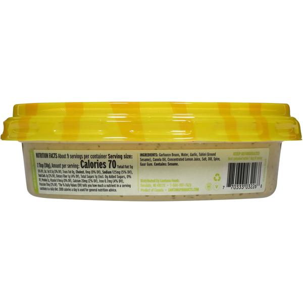 Lantana Citrus, Garlic & Dill Hummus