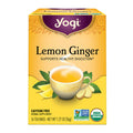 Yogi Tea Herbal Tea, Lemon Ginger, Supports Digestion, Caffeine Free
