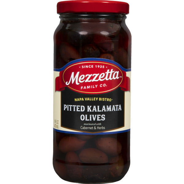 Mezzetta Napa Valley Bistro™ Pitted Kalamata Olives With Cabernet & Herbs