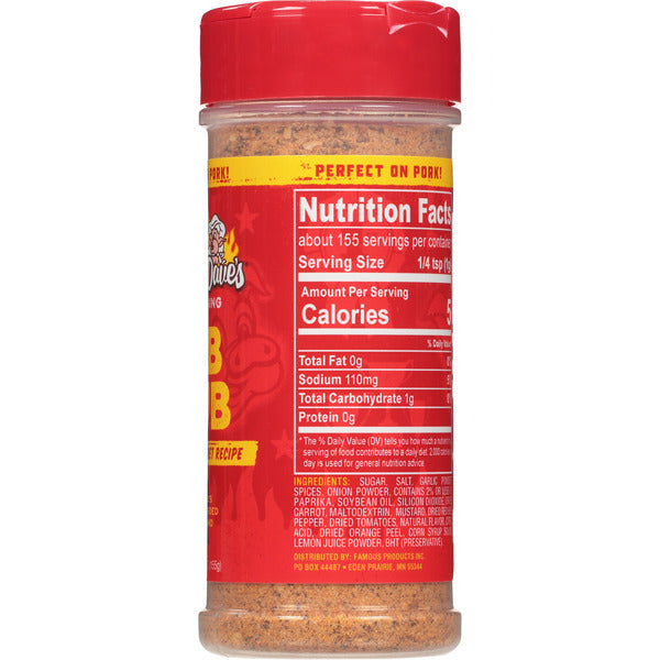 Famous Dave's Rib Rub