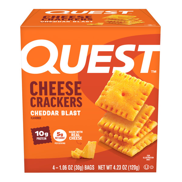 Quest Cheese Crackers, Cheddar Blast