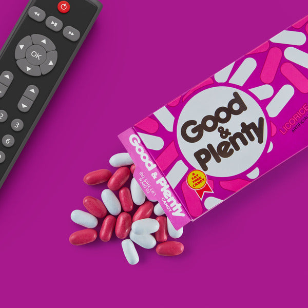 GOOD & PLENTY Licorice Fat Free, Candy Box, 6 oz