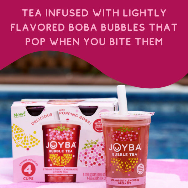 Joyba Strawberry Lemonade Green Bubble Tea