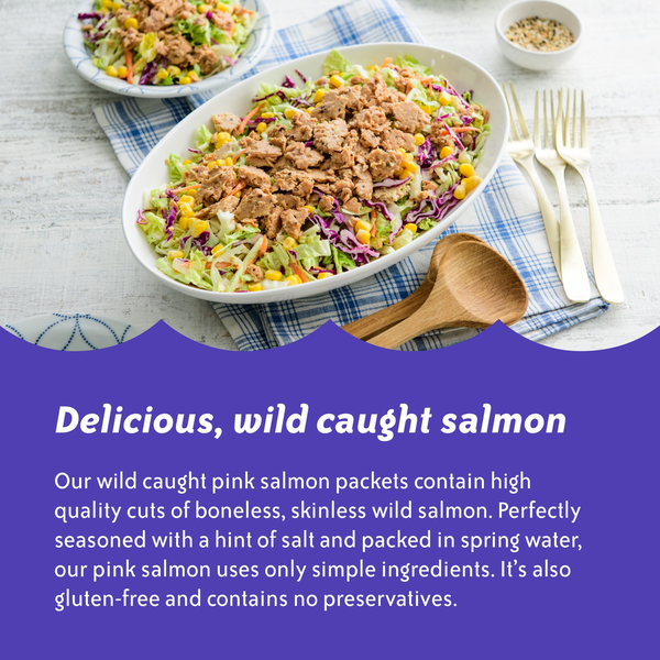 Chicken of the Sea Wild Caught Alaskan Pink Salmon Packet, Lemon Pepper
