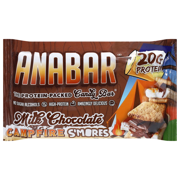 Anabar Milk Chocolate Camp Fire S'mores Flavor Candy Bar
