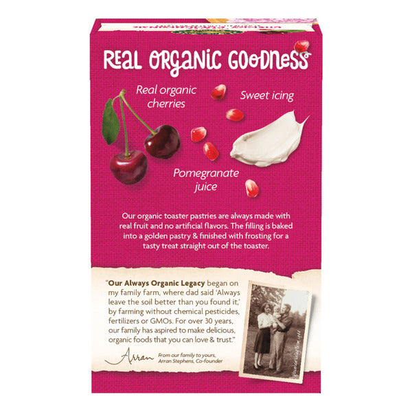 Nature's Path Frosted Cherry Pomegranate Toaster Pastries