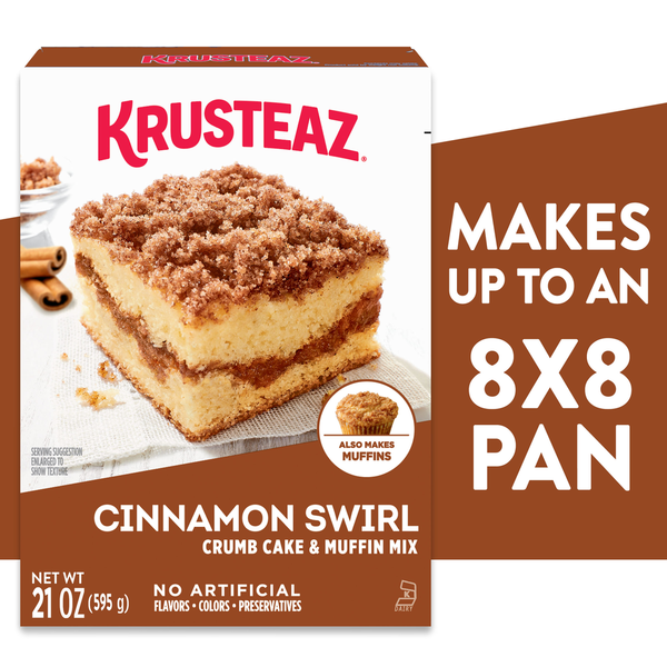 Krusteaz Cinnamon Swirl Crumb Cake & Muffin Mix