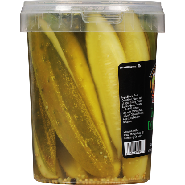 Troyer Pickles, Kosher Dill Spears
