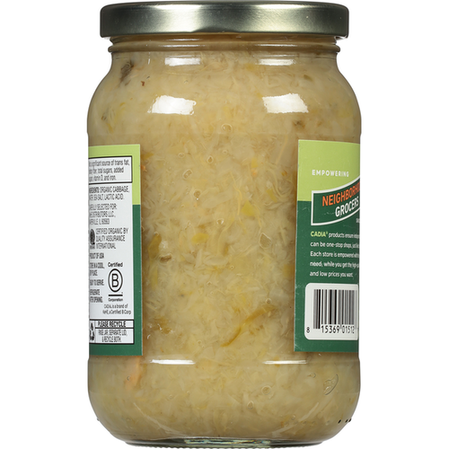 CADIA Sauerkraut, Organic, Classic