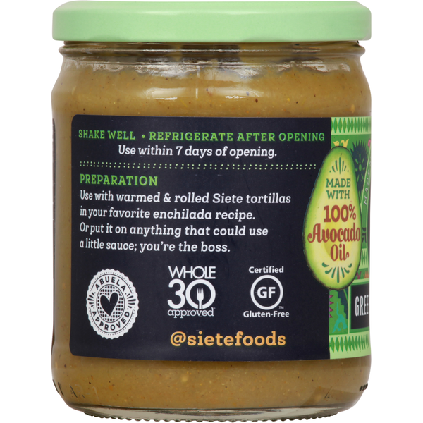 Siete Enchilada Sauce, Green