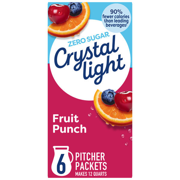 Crystal Light Fruit Punch Artificially Flavored Powdered Drink Mix