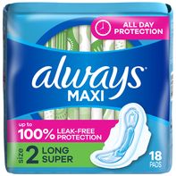 Always Maxi Pads with Wings, Size 2️