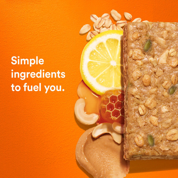 RXBAR Nut Butter and Oat Lemon Honey Cashew Butter Protein Bars, Protein Snacks, 5 Count