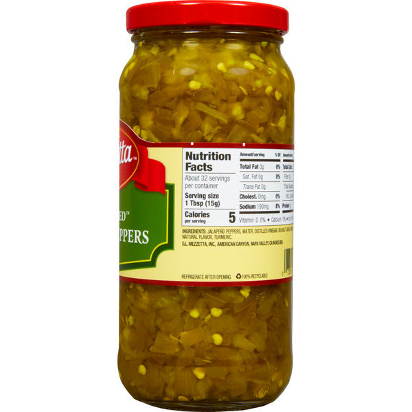 Mezzetta Diced Tamed™ Jalapeño Peppers