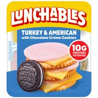 Lunchables Turkey & American with Chocolate Creme ...
️