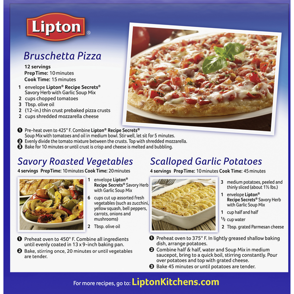 Lipton Savory Herb with Garlic Recipe Soup & Dip Mix