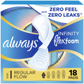 Always Infinity Size 1 Regular Sanitary Pads with Wings