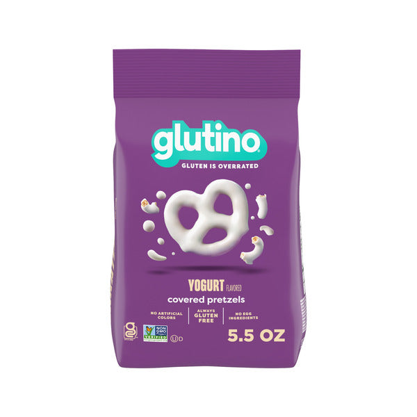 Glutino Gluten Free Yogurt Flavored Covered Pretzels
