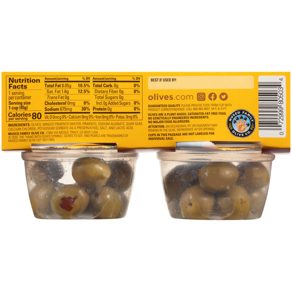 Pearls Pimiento Stuffed Manzanilla Olives