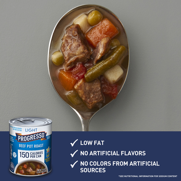 Progresso Light, Beef Pot Roast Soup, Gluten Free