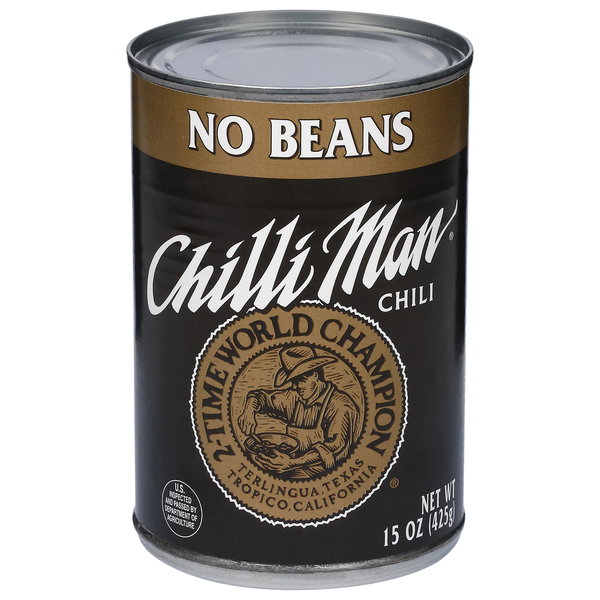 Chilli Man Chili, No Beans