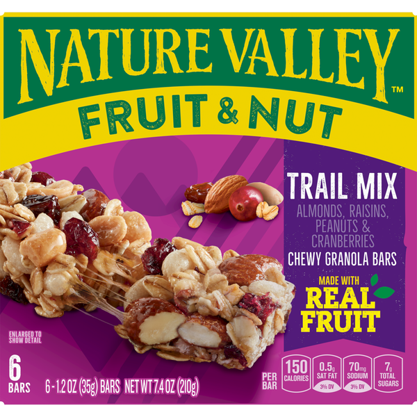 Nature Valley Fruit and Nut Trail Mix Chewy Granola Bars