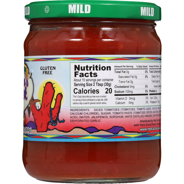 Red Cactus Salsa, Mild
