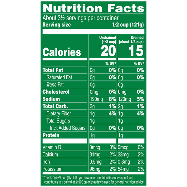 Del Monte 50% Less Sodium French Style Green Beans