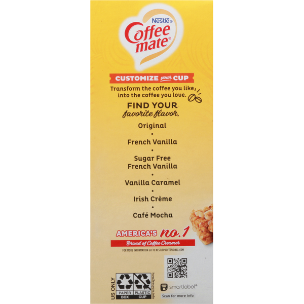 Coffee mate Hazelnut Liquid Coffee Creamer Single Serve Portions