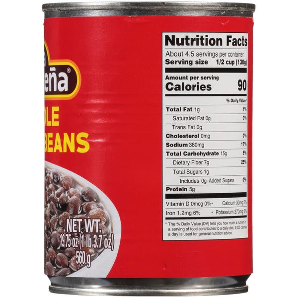 La Costeña Whole Black Beans