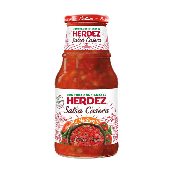 HERDEZ Salsa Casera Medium, 24 OZ
