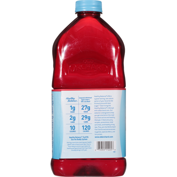 Old Orchard Healthy Balance Apple Cranberry Juice Cocktail