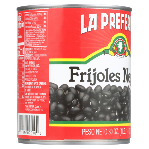 La Preferida Black Beans (Frijoles Negros)