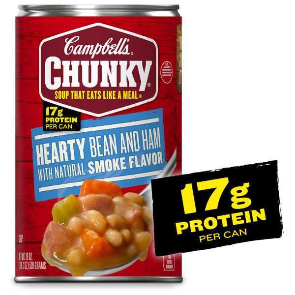 Campbell's Hearty Bean Soup With Ham
