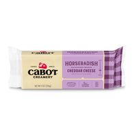 Cabot Horseradish Cheddar Cheese Block, 8 oz️