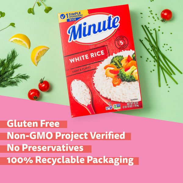 Minute Rice Instant White Rice, Gluten-Free